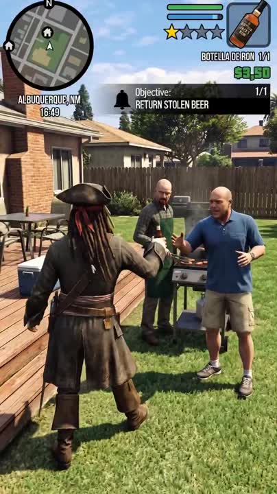 Seedance 2.0 Prompt: GTA V Style Narrative Animations
