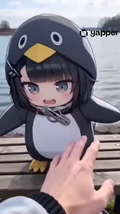 Seedance 2.0 Prompt: Chibi Penguin Girl Animation by a Lake