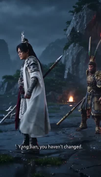 Seedance 2.0 Prompt: Xianxia Battle - Erlang Shen vs. Sun Wukong