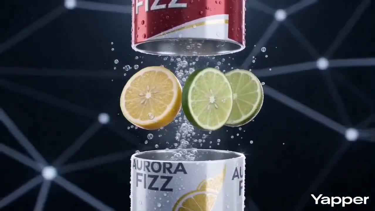 Seedance 2.0 Prompt: High-End AURORA FIZZ Commercial Ad