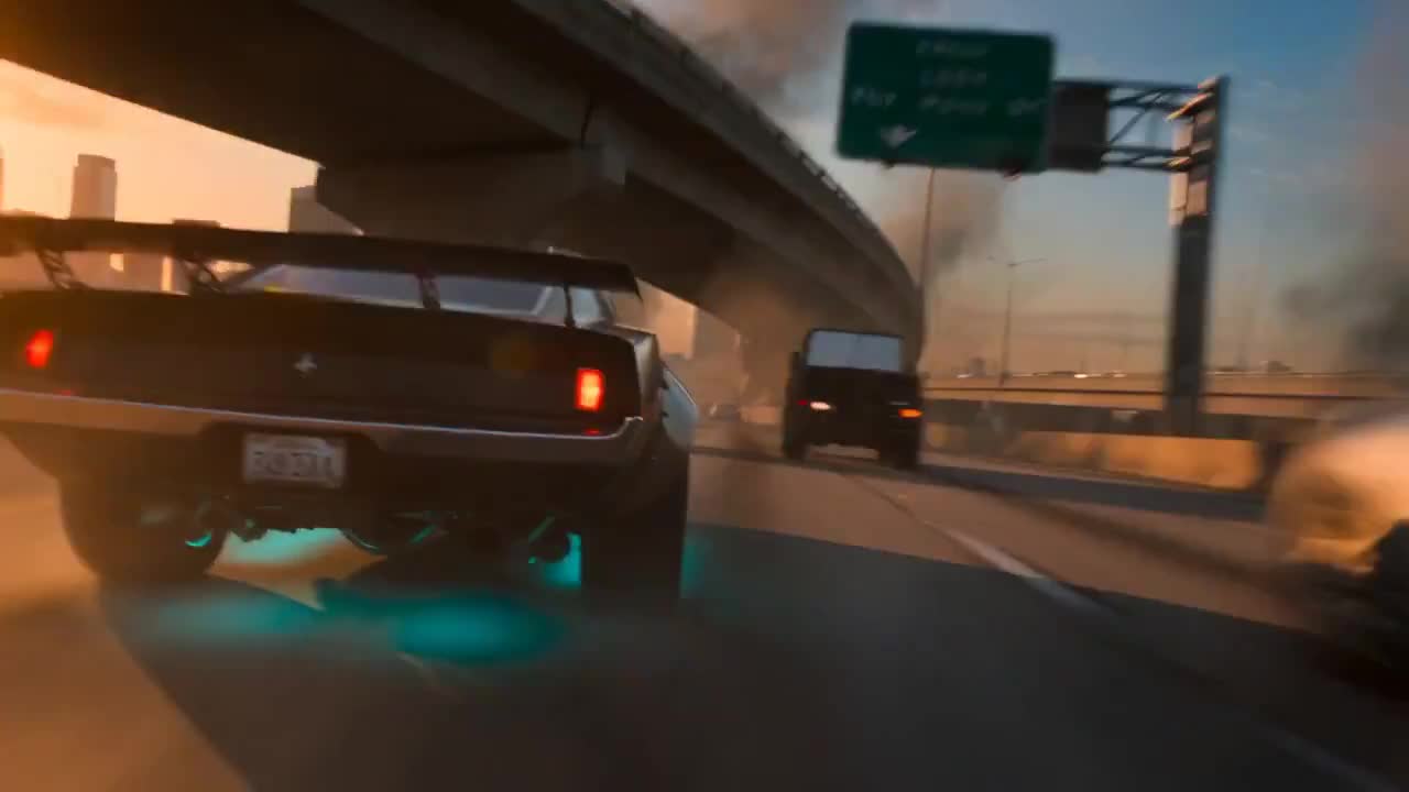 Seedance 2.0 Prompt: High-Speed Muscle Car Chase Video Generation