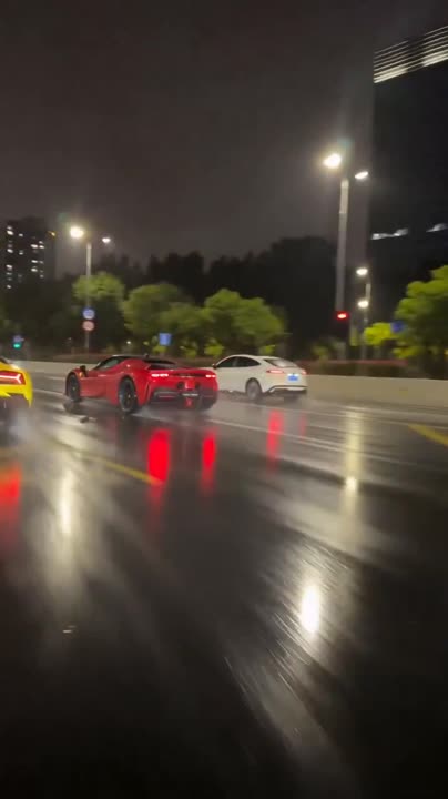 Seedance 2.0 Prompt: High-Speed Supercar Night Race Video