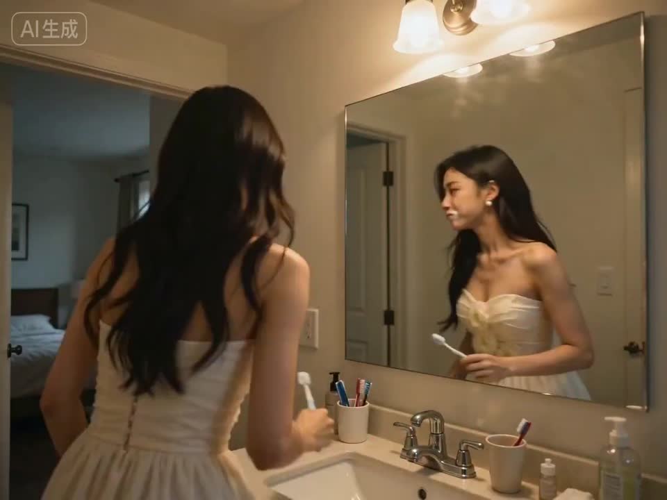 Seedance 2.0 Prompt: Glitch in the Mirror Horror Short