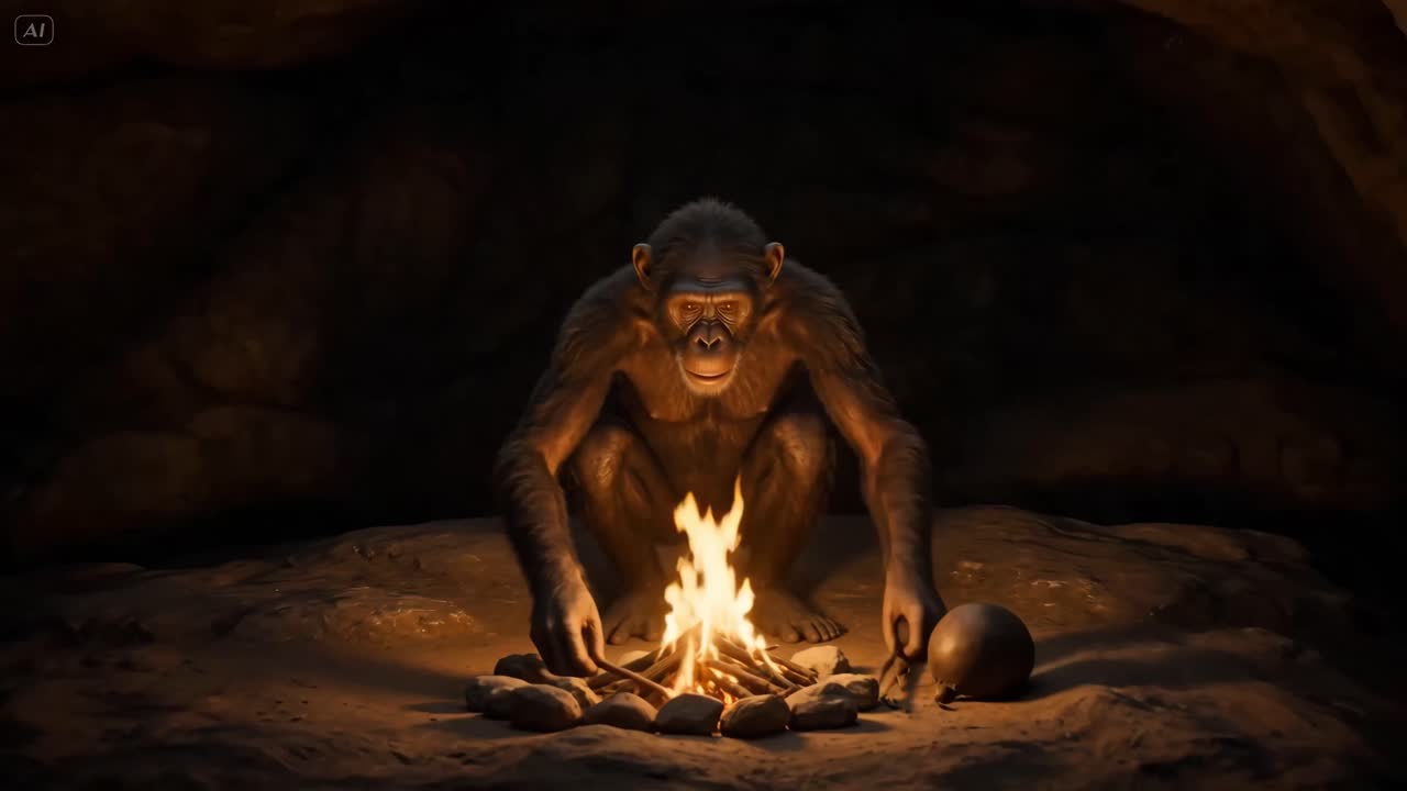 Seedance 2.0 Prompt: Human Evolution Hyper-lapse Video
