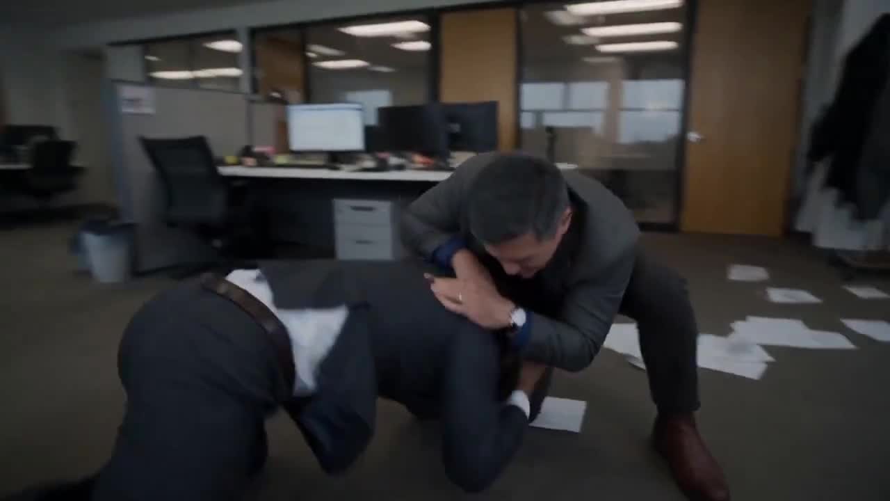 Seedance 2.0 Prompt: Office Melee Animation