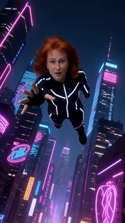 Seedance 2.0 Prompt: iPhone Free-Fall Multi-Dimensional Chase Video