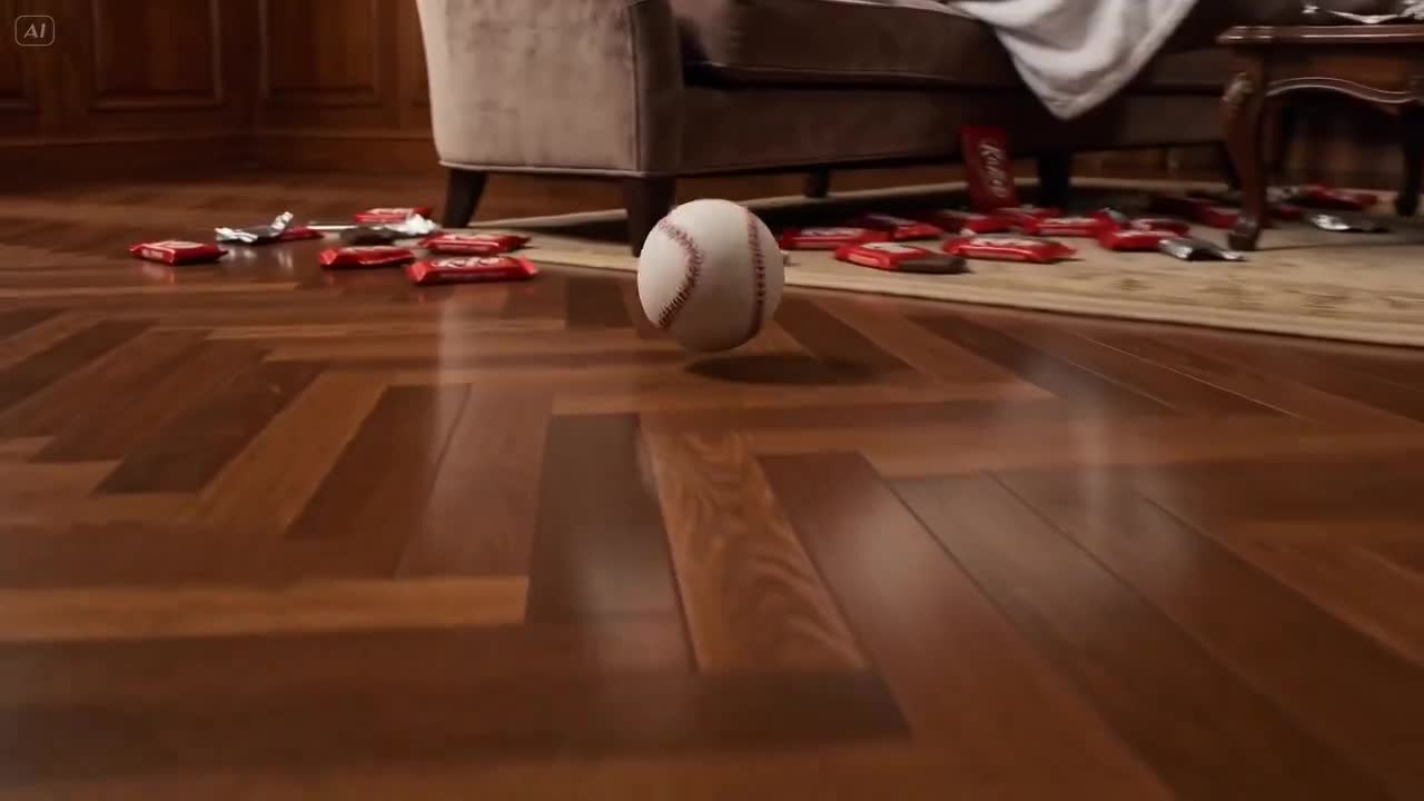 Seedance 2.0 Prompt: Kit Kat Baseball Throw Video