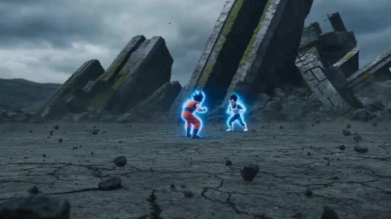 Seedance 2.0 Prompt: Live-Action Super Saiyan Battle