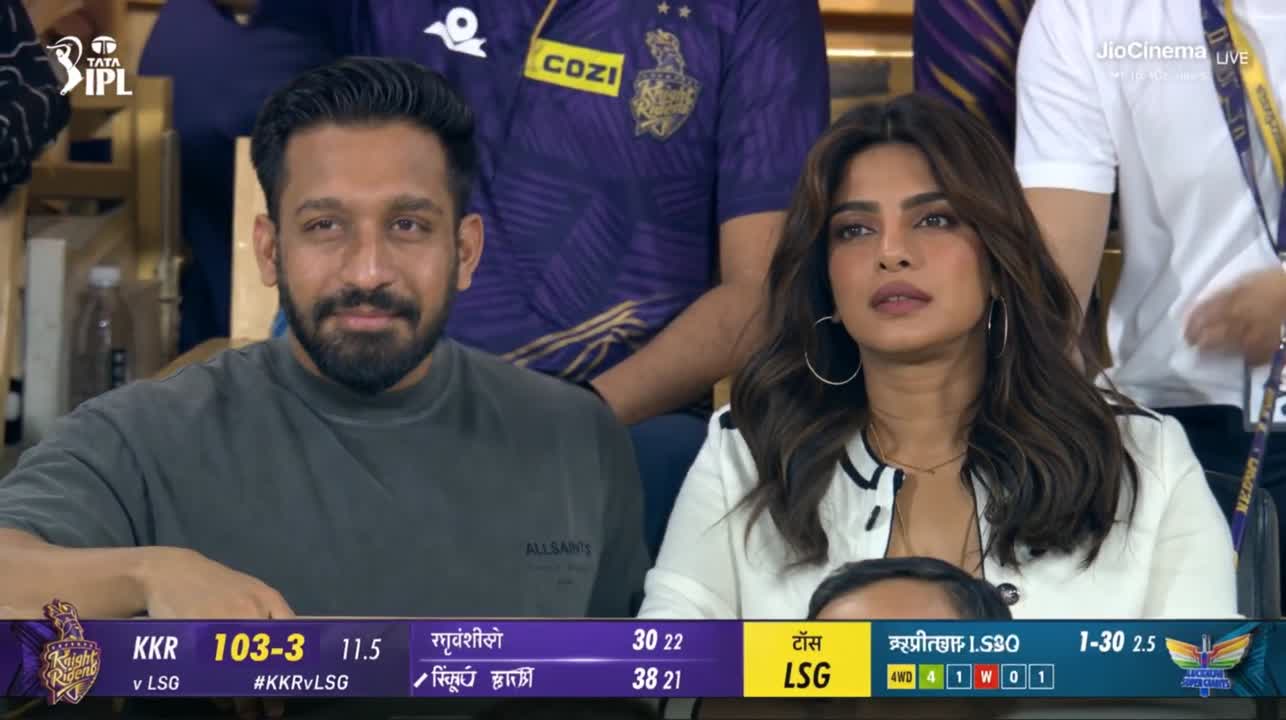 Seedance 2.0 Prompt: Live IPL Cricket VIP Audience with Priyanka Chopra
