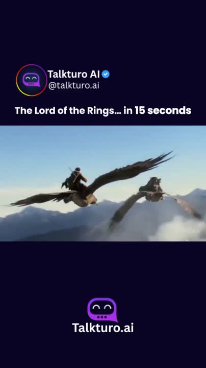 Seedance 2.0 Prompt: Lord of the Rings Eagle Ending