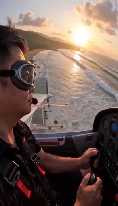 Seedance 2.0 Prompt: Low-Altitude Aircraft Flight Video