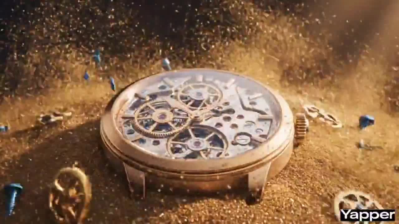 Luxury Watch Assembly from Golden Sand Particles - Seedance 2.0 Prompt