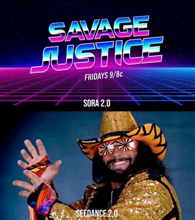 Macho Man Randy Savage - Savage Justice TV Show Commercial - Seedance 2.0 Prompt