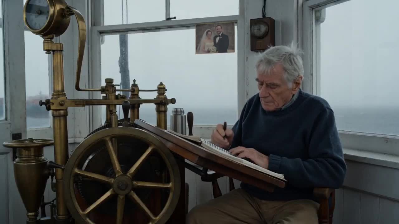 Seedance 2.0 Prompt: Maine Lighthouse Keeper Character Study