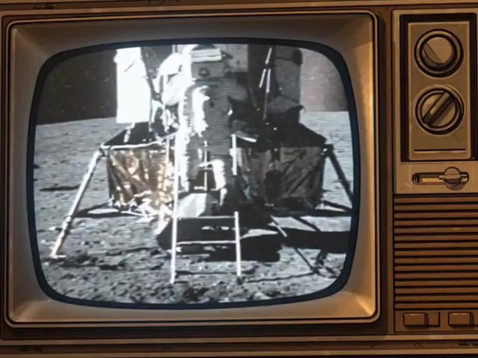Seedance 2.0 Prompt: Man at Bar Watching Moon Landing