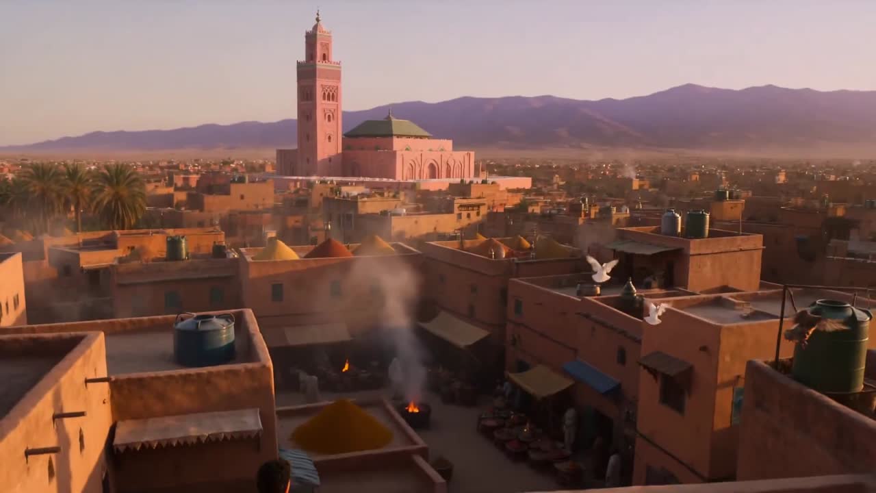 Seedance 2.0 Prompt: Marrakech Medina Heist Chase