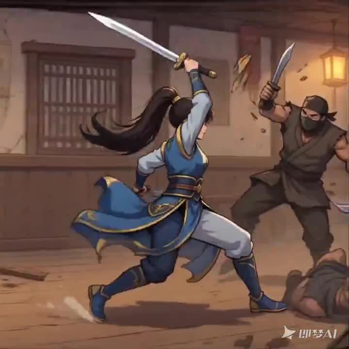 Seedance 2.0 Prompt: Martial Arts Fight Scene Generation