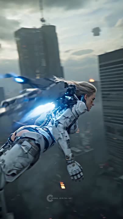 Seedance 2.0 Prompt: Sci-Fi Mecha Transformation in a Post-Apocalyptic City