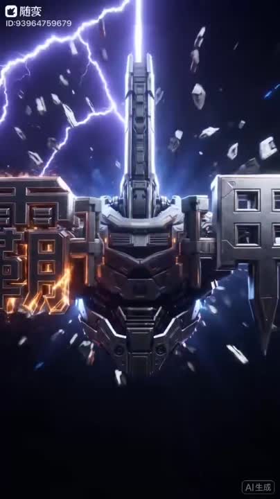 Seedance 2.0 Prompt: Mecha Style Text Animation Video