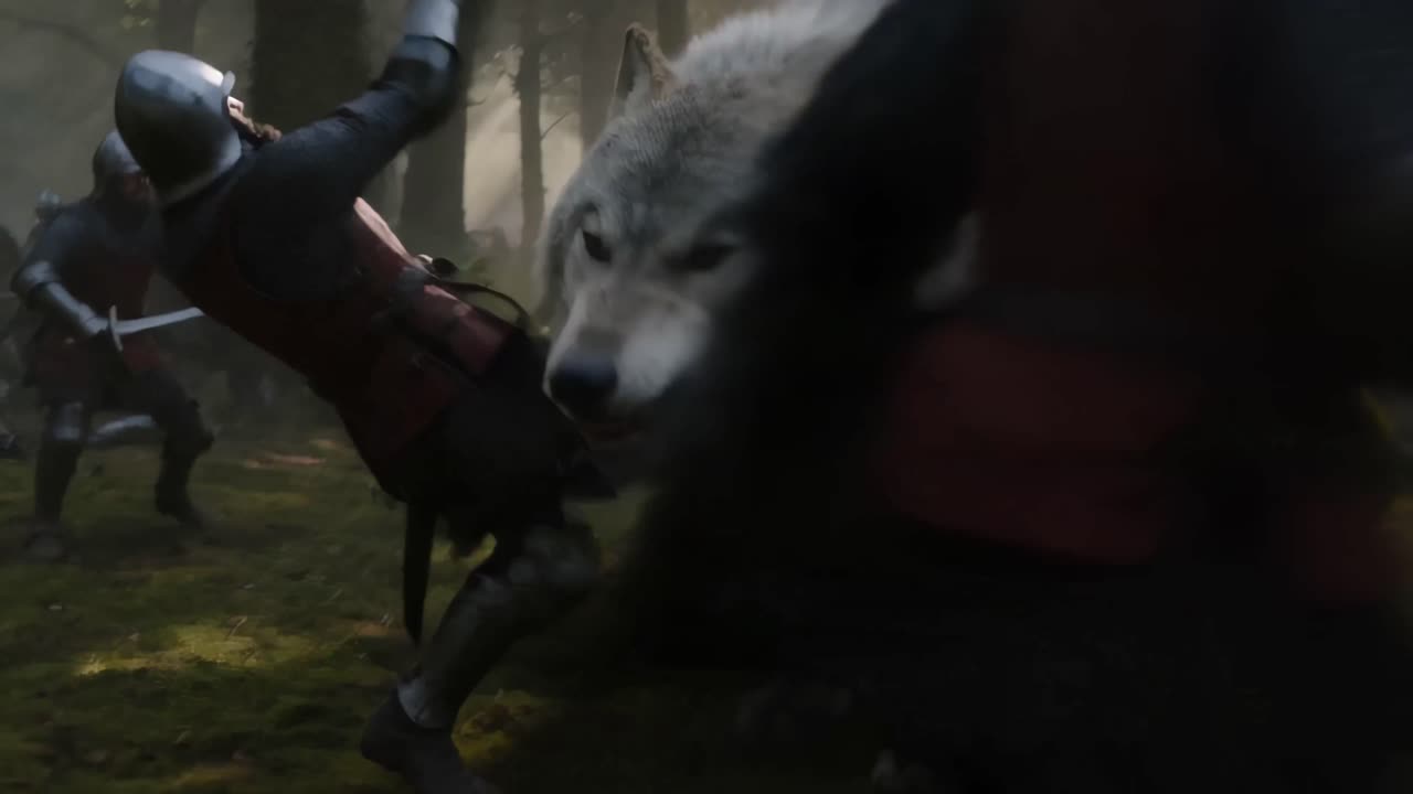 Seedance 2.0 Prompt: Medieval Battle with a Giant Wolf