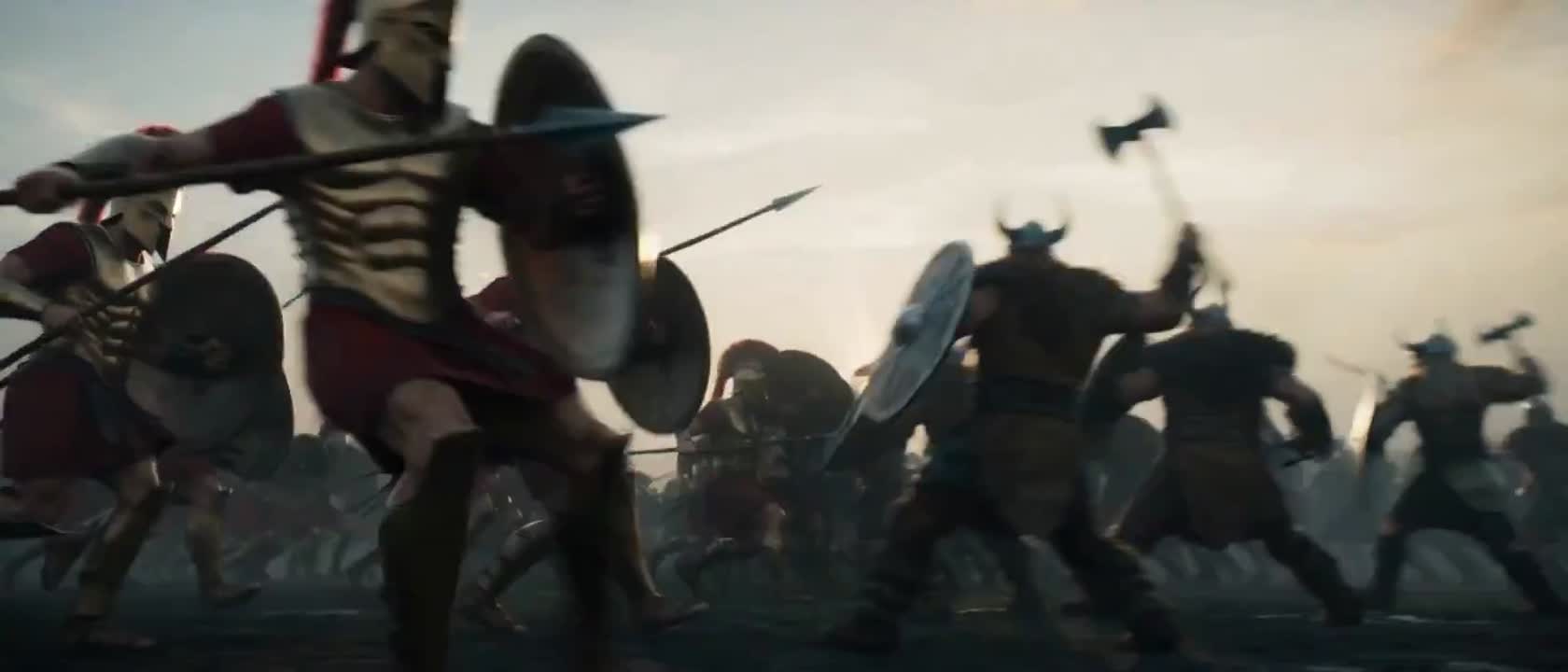 Seedance 2.0 Prompt: Cinematic Medieval Greek vs. Norse Battle