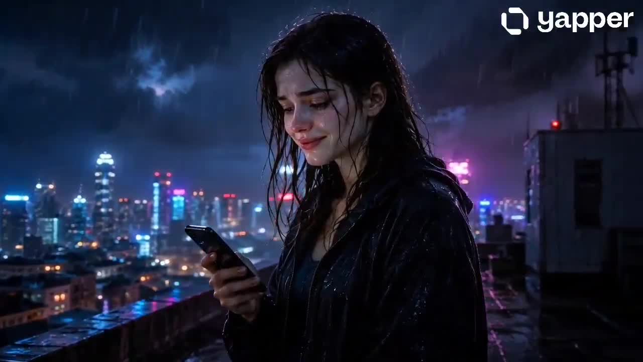 Seedance 2.0 Prompt: Melancholic Rainy Rooftop Character Study