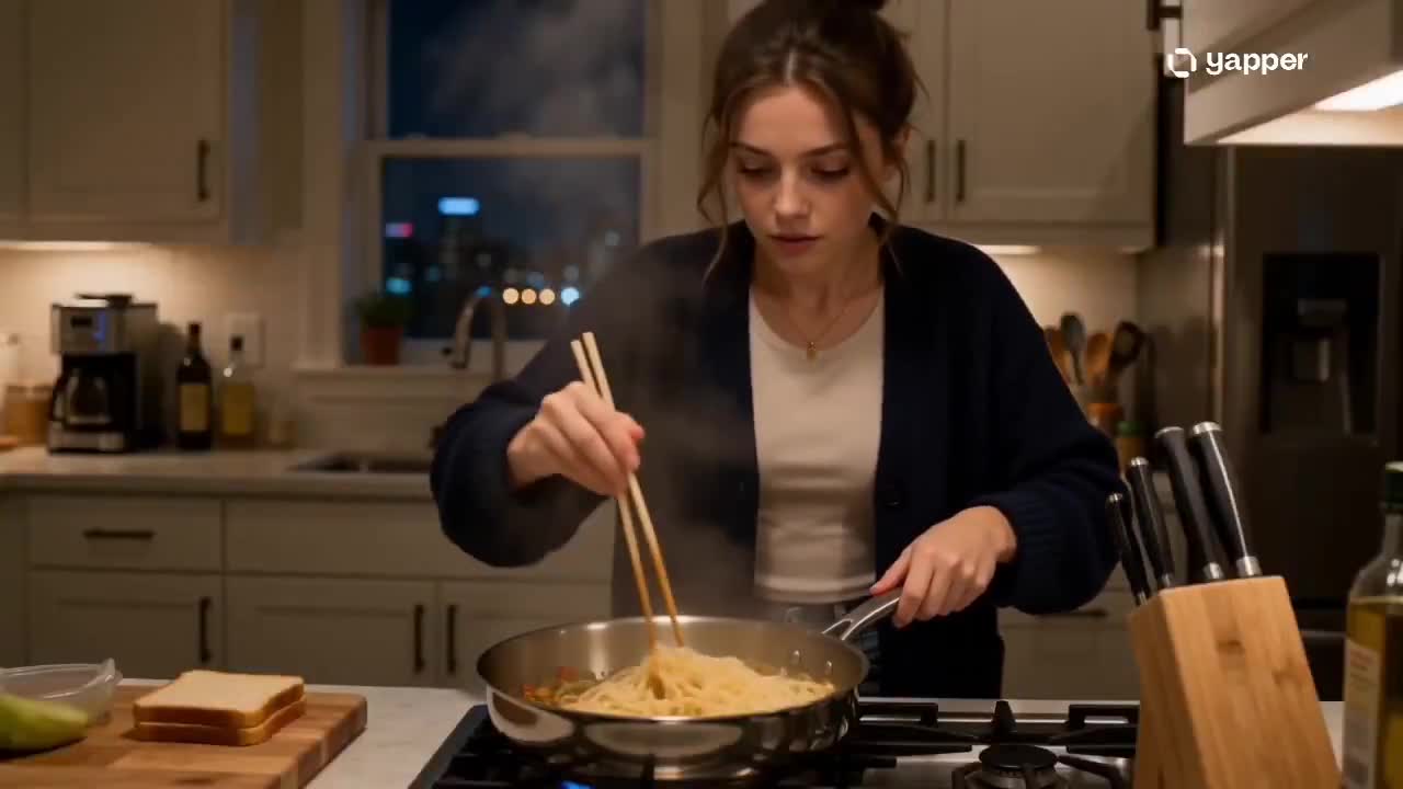Seedance 2.0 Prompt: Midnight Kitchen Cinematic Chaos Video
