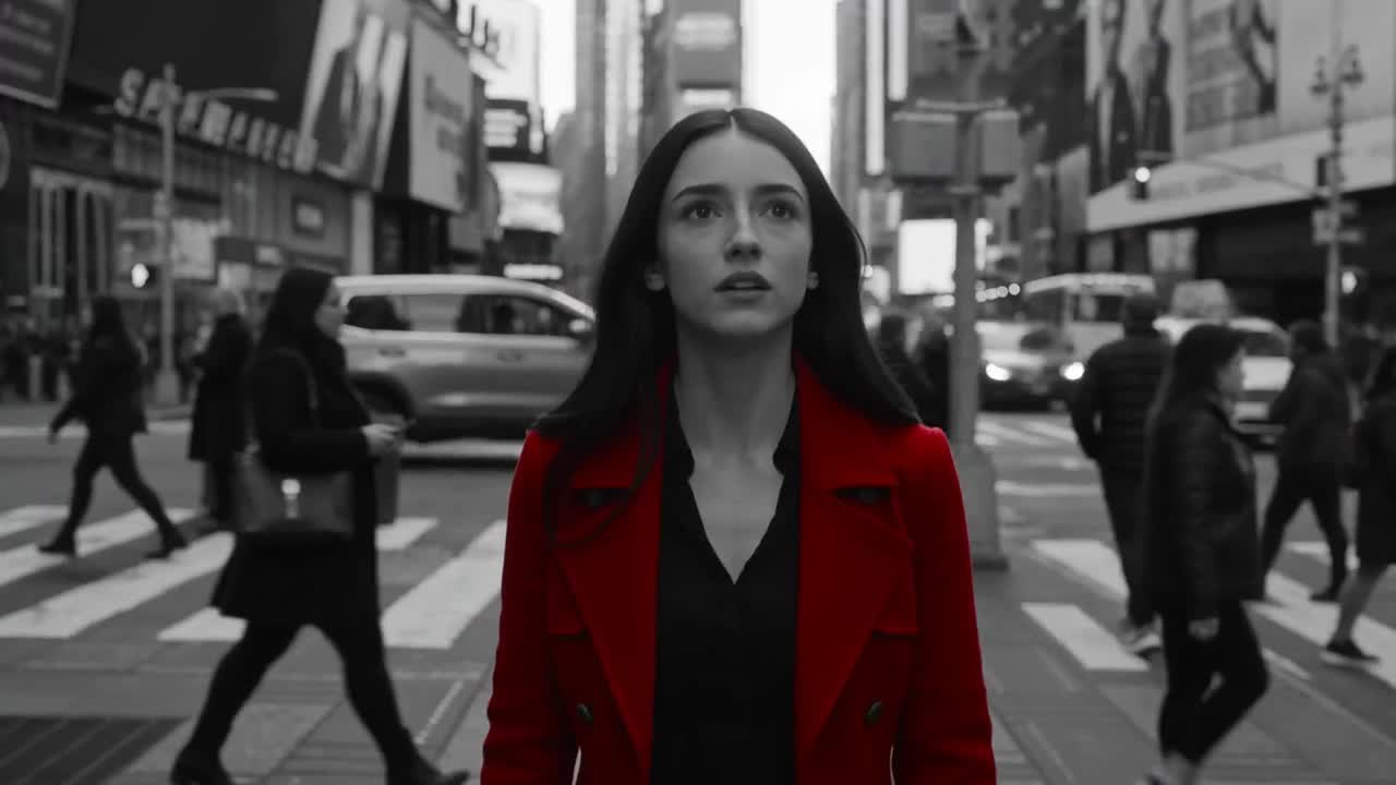 Seedance 2.0 Prompt: Monochrome to Color Cinematic Video