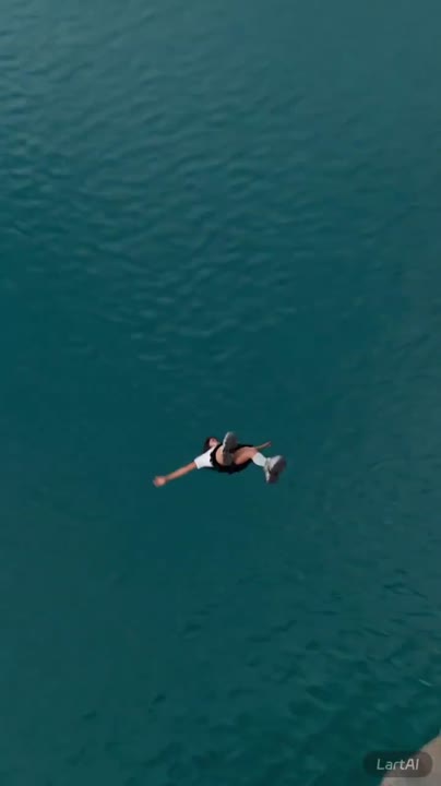 Seedance 2.0 Prompt: Mountain Cliff Jump Action Video