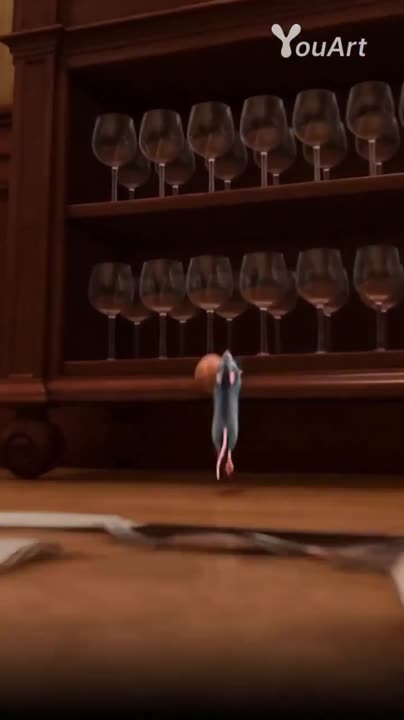 Seedance 2.0 Prompt: Mouse in Restaurant Chased for Meatball