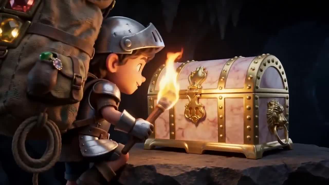 Seedance 2.0 Prompt: Chibi Adventurer & Legendary Sword