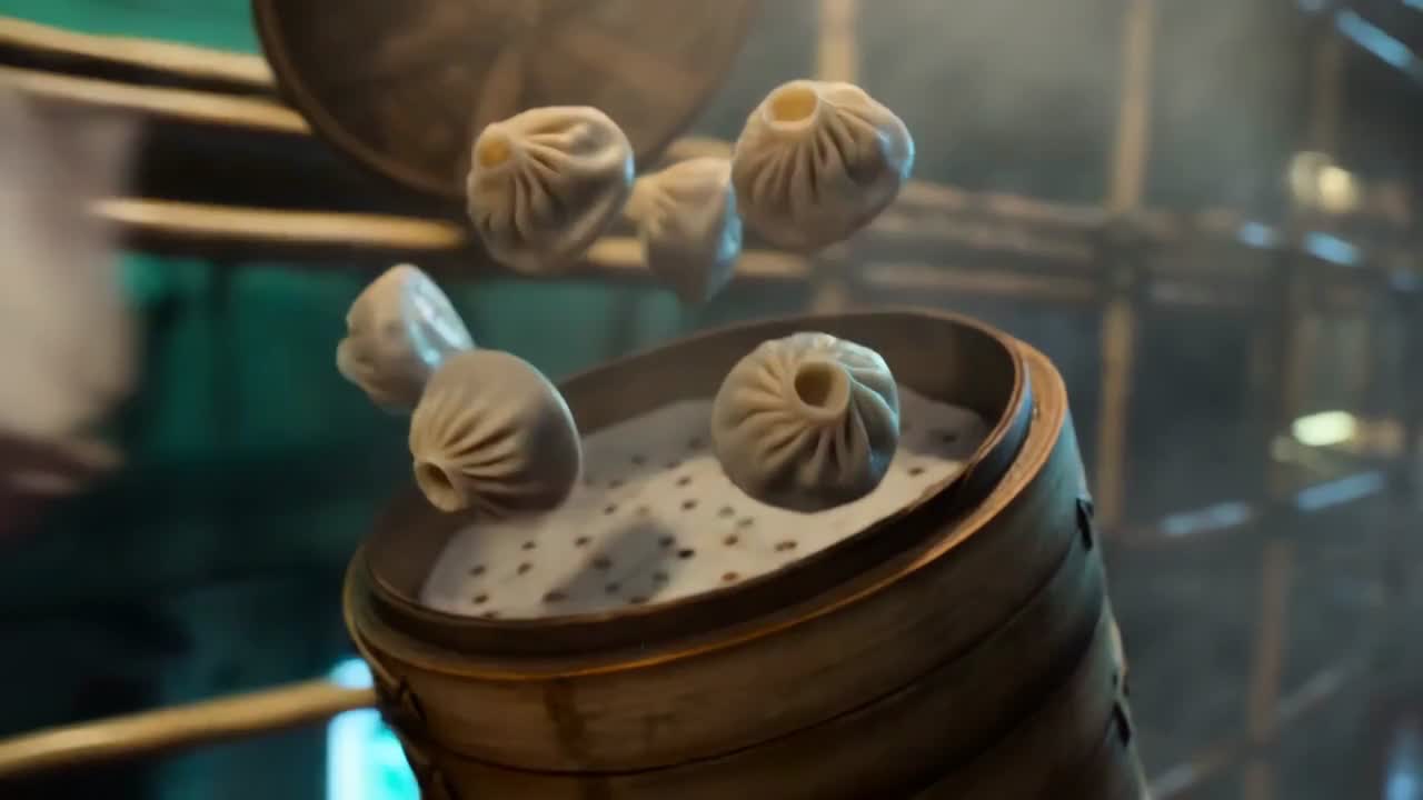 Seedance 2.0 Prompt: Neon Dumpling Courier Action-Comedy Video