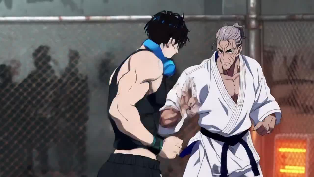 Seedance 2.0 Prompt: Anime Fight Choreography - Kai vs. Tanaka