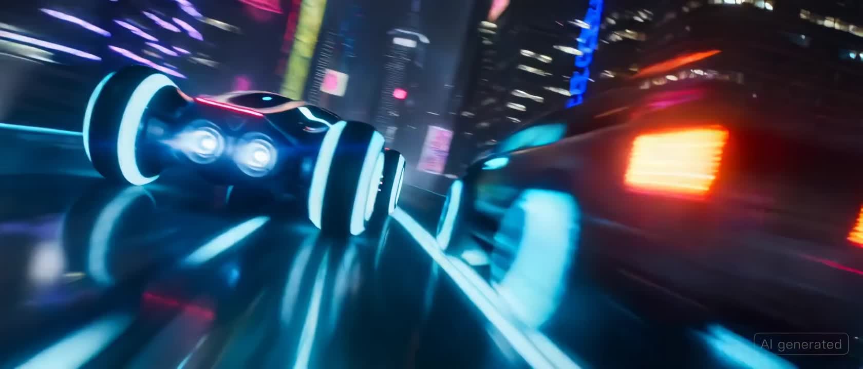 Seedance 2.0 Prompt: Cinematic Creature Race in Futuristic City
