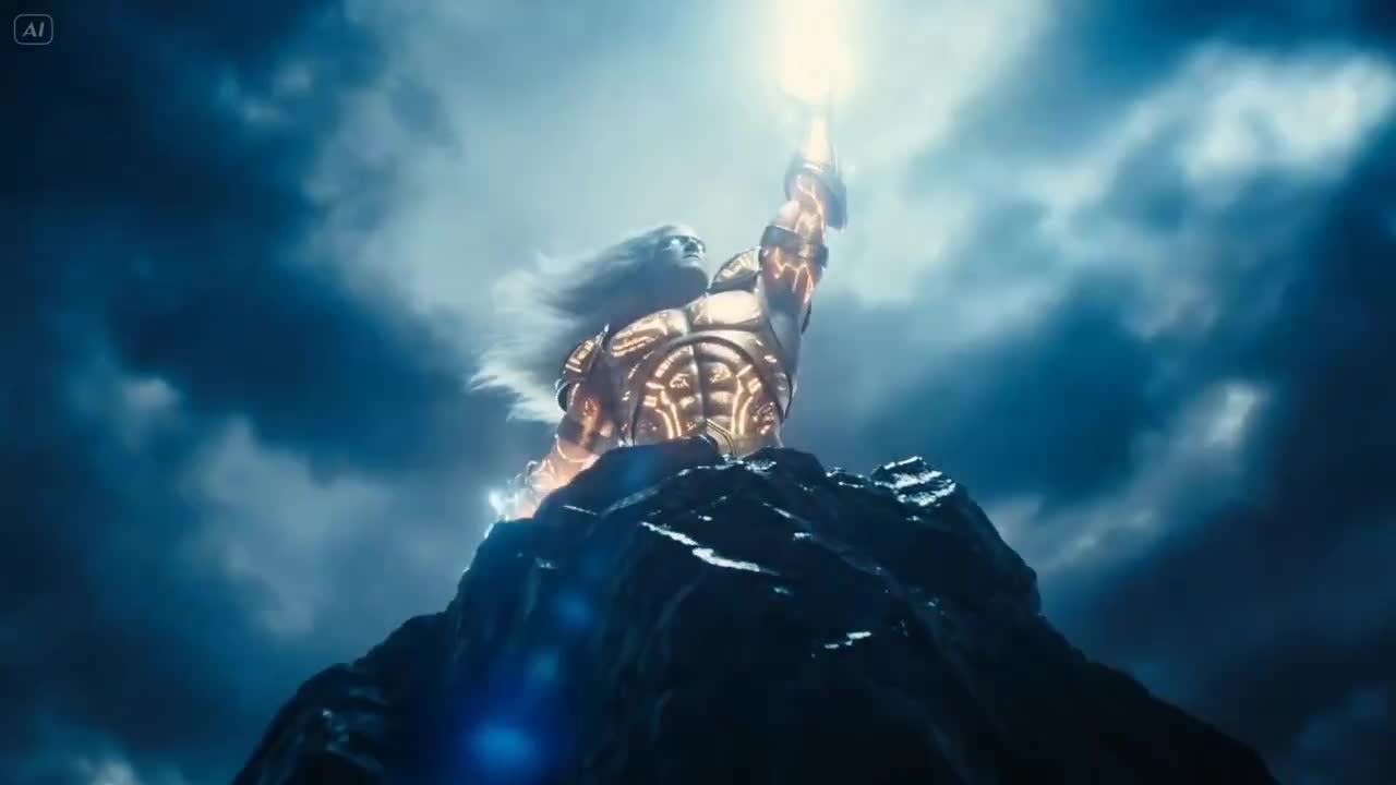 Seedance 2.0 Prompt: Mythological Lightning God Transformation