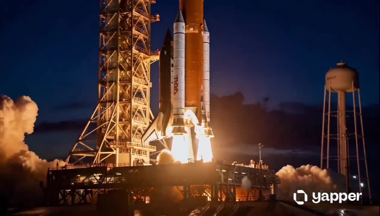 Seedance 2.0 Prompt: Cinematic NASA Space Shuttle Night Launch, 8K