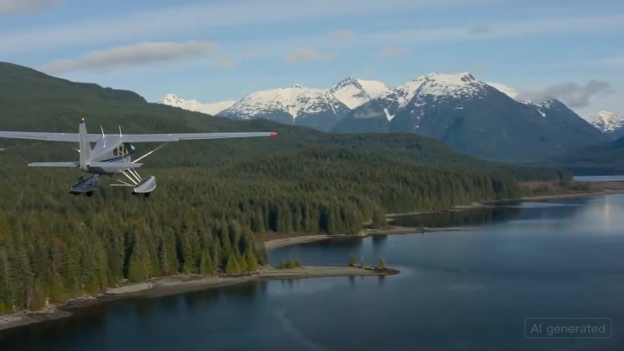 Seedance 2.0 Prompt: Otter Flying an Airplane Nature Documentary