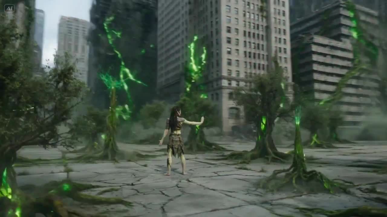 Seedance 2.0 Prompt: Nature Reclaims Megacity