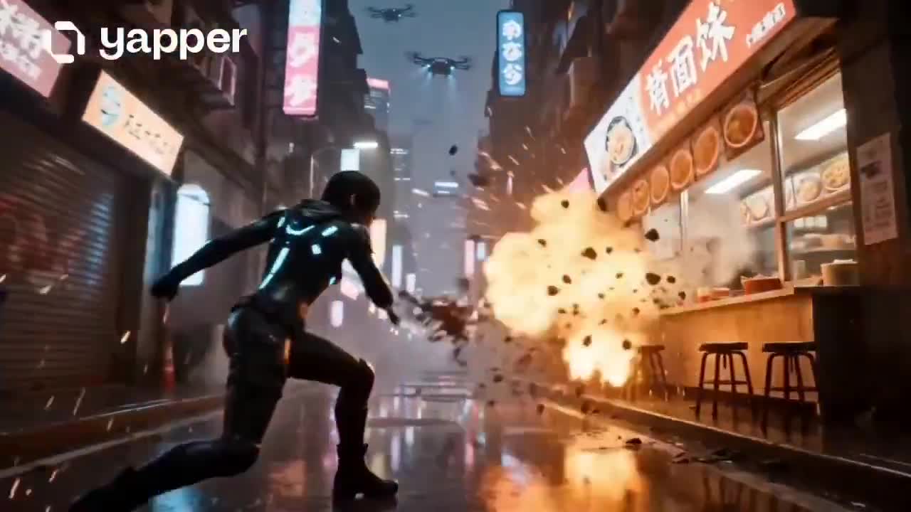 Seedance 2.0 Prompt: Cyberpunk Action in Neon Tokyo