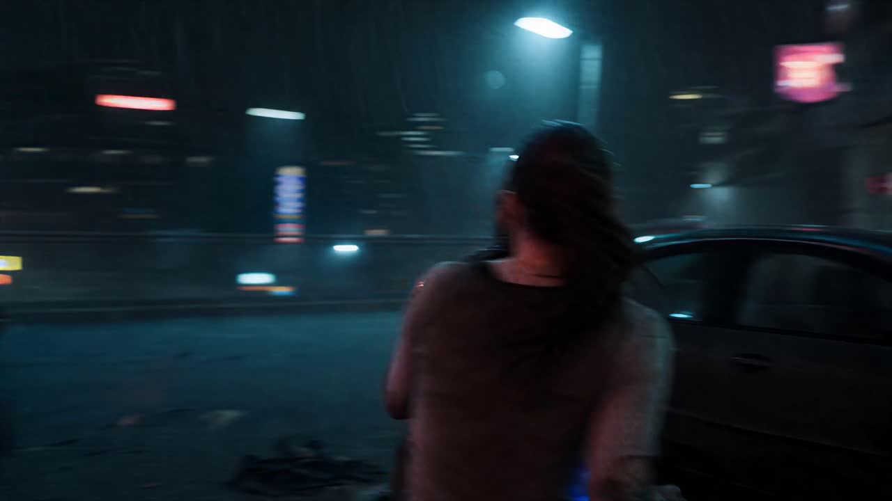 Seedance 2.0 Prompt: Neon Wasteland Scavenger Storm