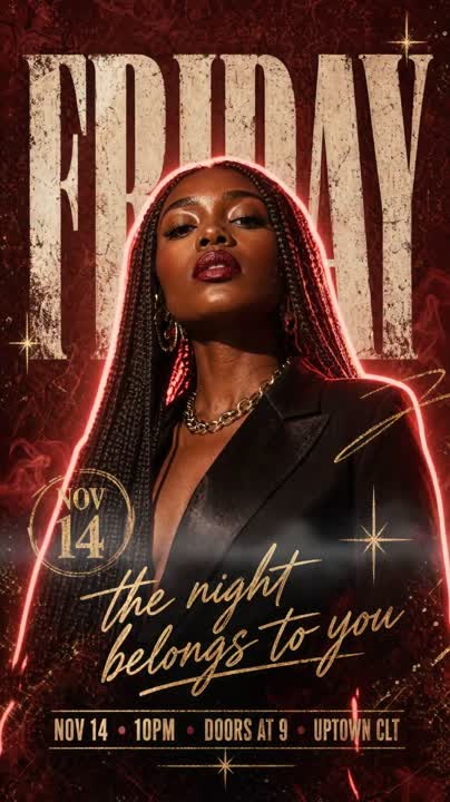 Seedance 2.0 Prompt: Animated Nightclub Flyer Creation
