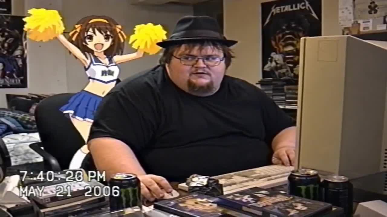 Seedance 2.0 Prompt: Nostalgic 2010s VHS Anime Cheerleader Meme