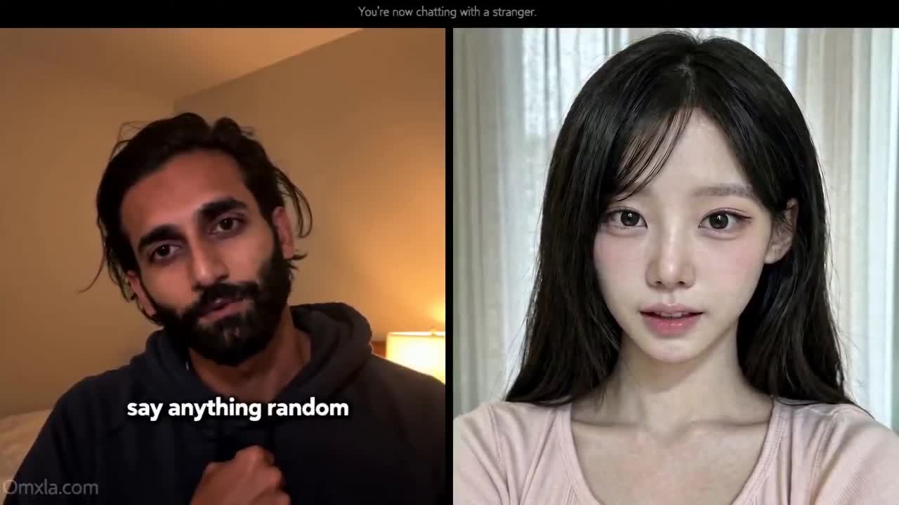 Seedance 2.0 Prompt: Omegle-Style Video Call with a Golf Ball Twist