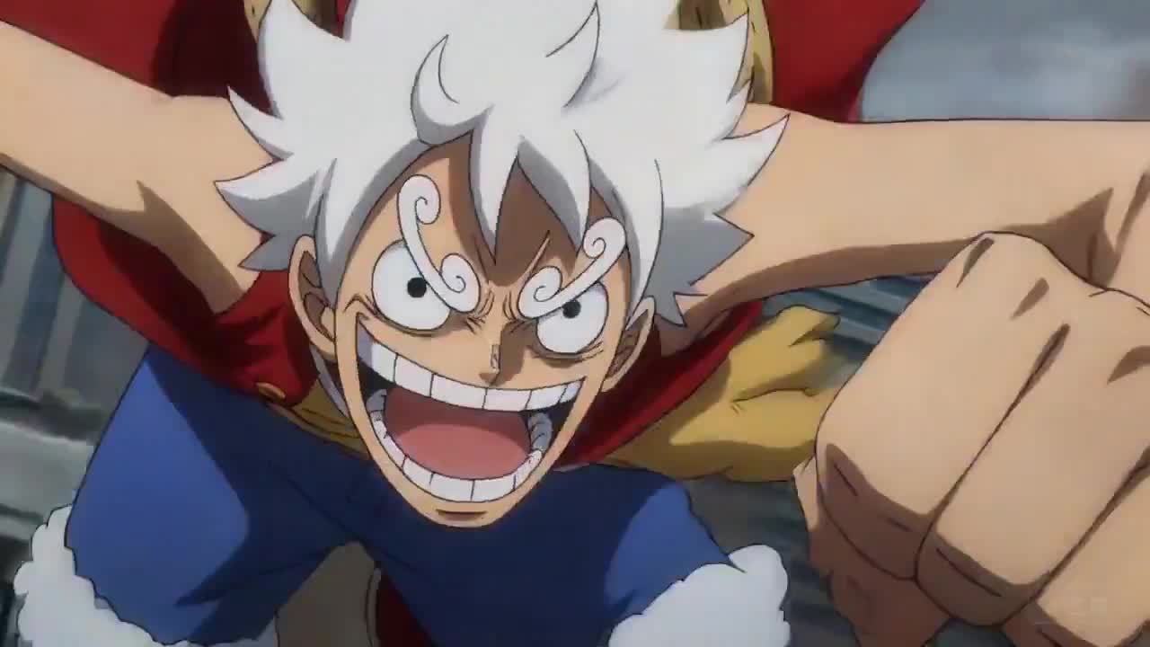 Anime Crossover: Gear 5 Luffy vs Superman-Inspired Hero in Ruined City