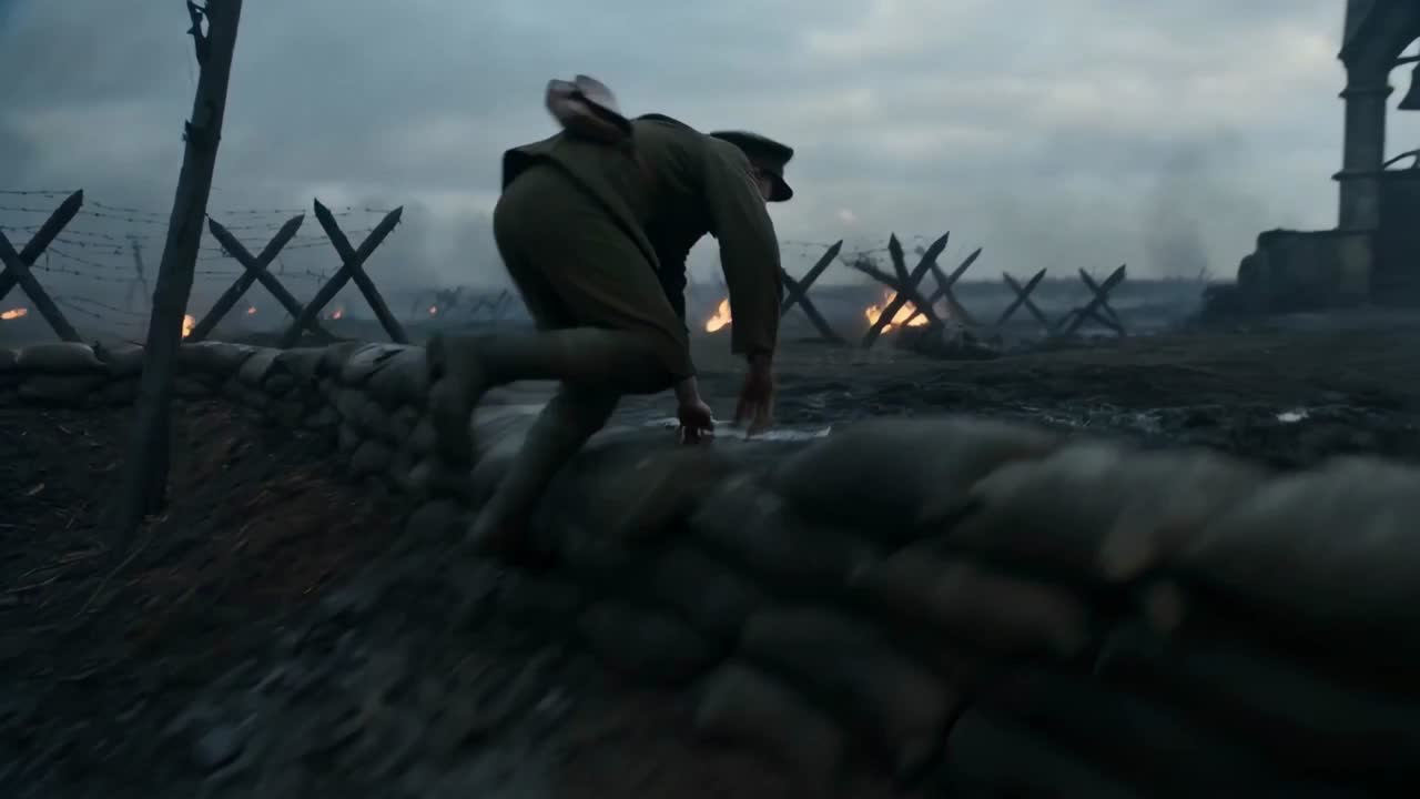 Seedance 2.0 Prompt: One-Shot War Disaster Film Sequence