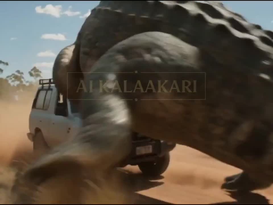 Seedance 2.0 Prompt: Outback Crocodile Chase - Cinematic Action Horror