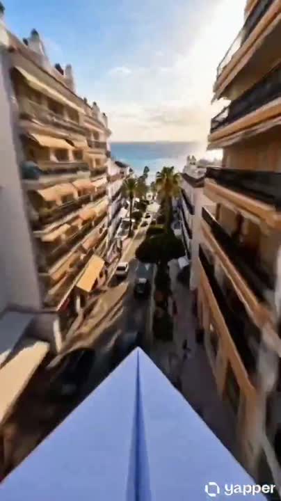 Seedance 2.0 Prompt: Hyper-Realistic Paper Airplane Flight Over Marbella