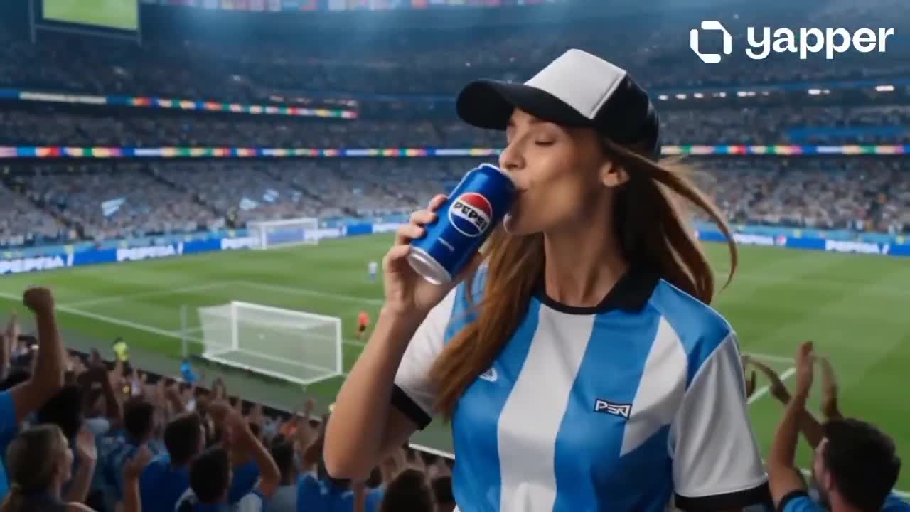 Seedance 2.0 Prompt: Pepsi Stadium Commercial (4K, Cinematic)
