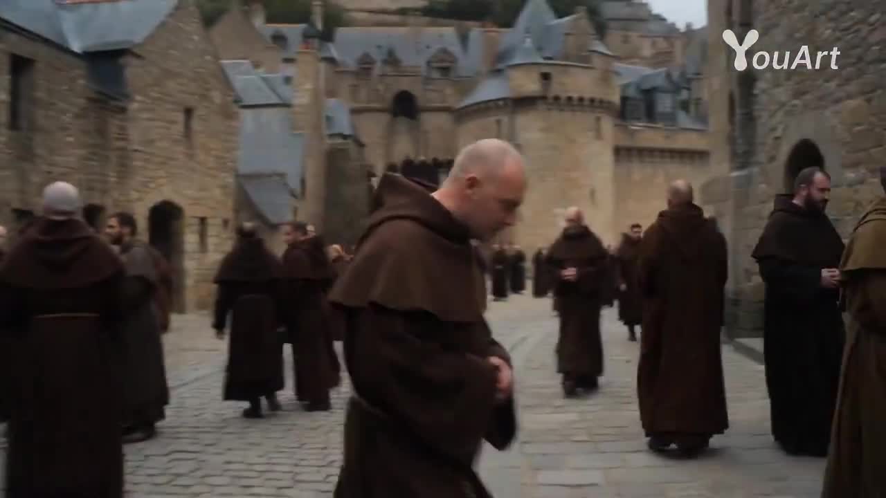 Seedance 2.0 Prompt: POV Main Character in Mont Saint Michel
