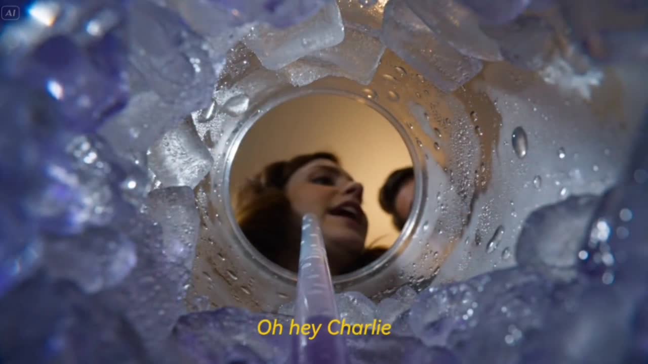 Seedance 2.0 Prompt: POV Shot from Inside a Slushy Cup